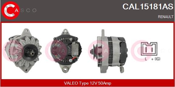 Casco CAL15181AS - Alternatore www.autoricambi360.it