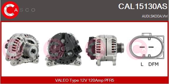Casco CAL15130AS - Alternatore www.autoricambi360.it