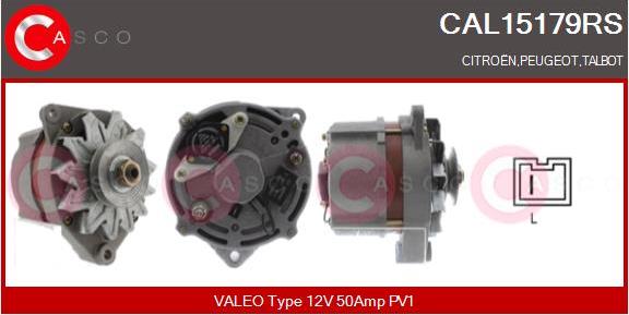 Casco CAL15179RS - Alternatore www.autoricambi360.it