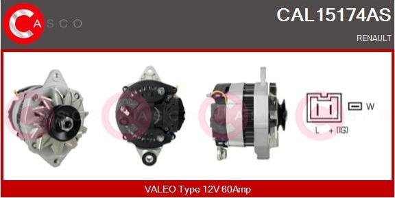 Casco CAL15174AS - Alternatore www.autoricambi360.it