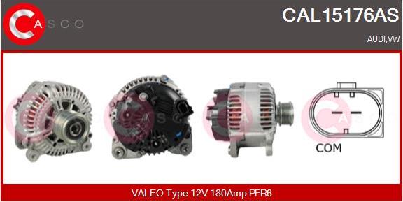 Casco CAL15176AS - Alternatore www.autoricambi360.it