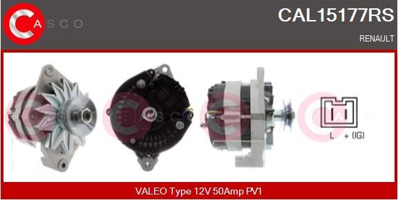 Casco CAL15177RS - Alternatore www.autoricambi360.it