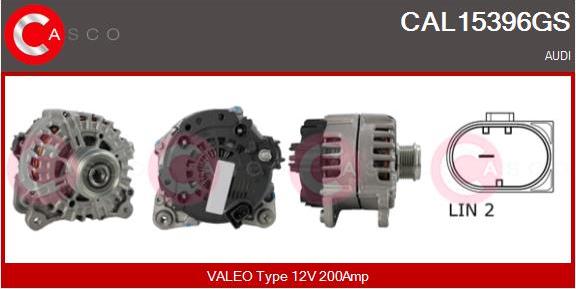 Casco CAL15396GS - Alternatore www.autoricambi360.it
