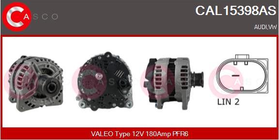 Casco CAL15398AS - Alternatore www.autoricambi360.it