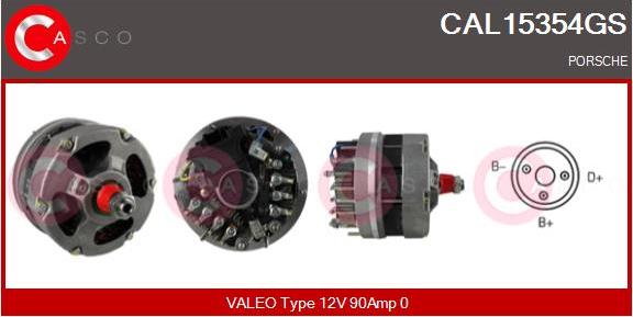 Casco CAL15354GS - Alternatore www.autoricambi360.it