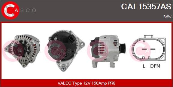 Casco CAL15357AS - Alternatore www.autoricambi360.it