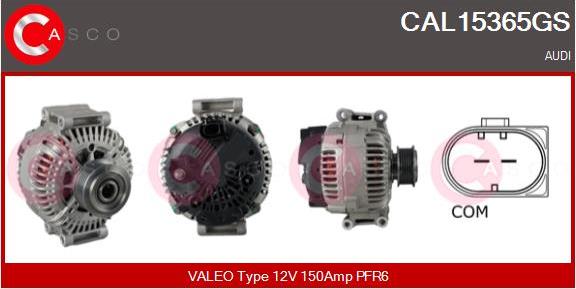 Casco CAL15365GS - Alternatore www.autoricambi360.it