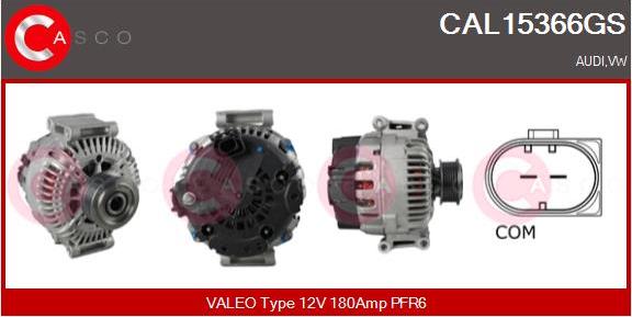 Casco CAL15366GS - Alternatore www.autoricambi360.it