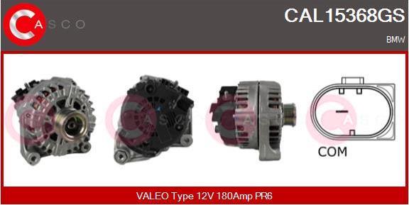 Casco CAL15368GS - Alternatore www.autoricambi360.it