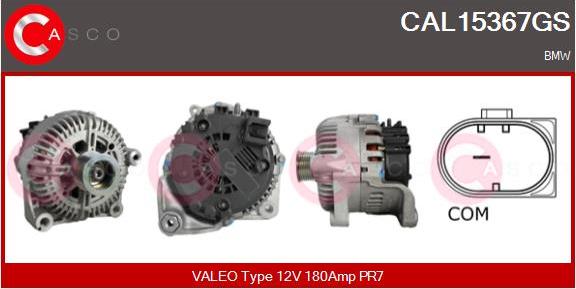 Casco CAL15367GS - Alternatore www.autoricambi360.it