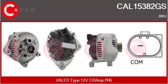 Casco CAL15382GS - Alternatore www.autoricambi360.it