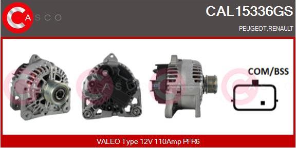 Casco CAL15336GS - Alternatore www.autoricambi360.it
