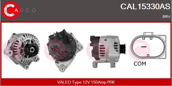 Casco CAL15330AS - Alternatore www.autoricambi360.it