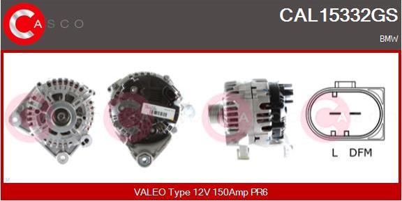 Casco CAL15332GS - Alternatore www.autoricambi360.it