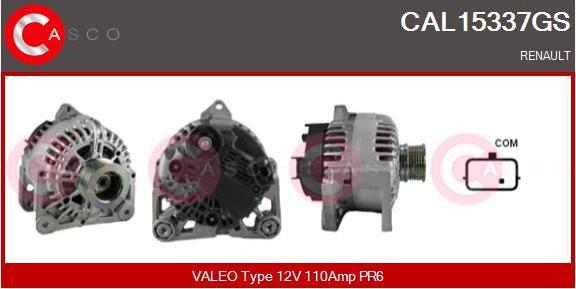 Casco CAL15337GS - Alternatore www.autoricambi360.it