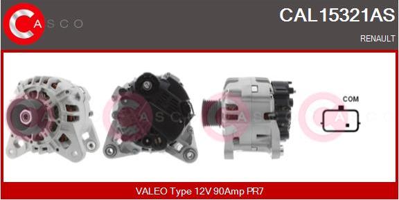 Casco CAL15321AS - Alternatore www.autoricambi360.it