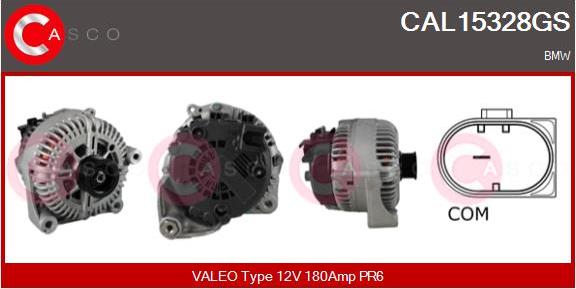 Casco CAL15328GS - Alternatore www.autoricambi360.it