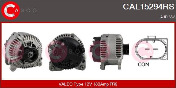 Casco CAL15294RS - Alternatore www.autoricambi360.it