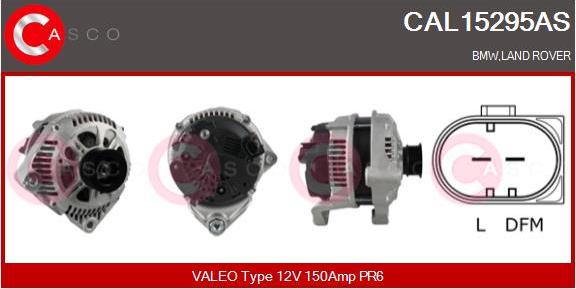Casco CAL15295AS - Alternatore www.autoricambi360.it