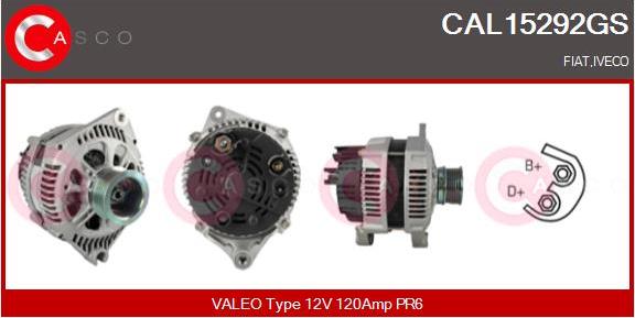 Casco CAL15292GS - Alternatore www.autoricambi360.it