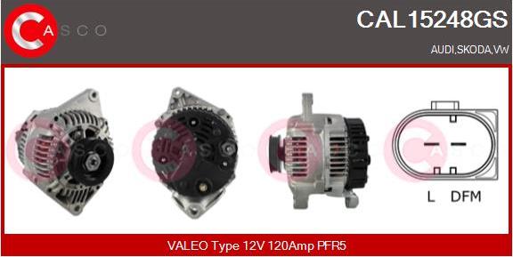 Casco CAL15248GS - Alternatore www.autoricambi360.it