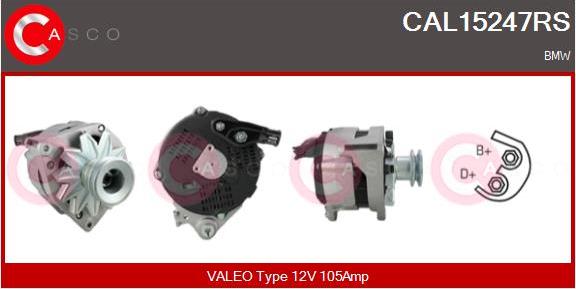 Casco CAL15247RS - Alternatore www.autoricambi360.it