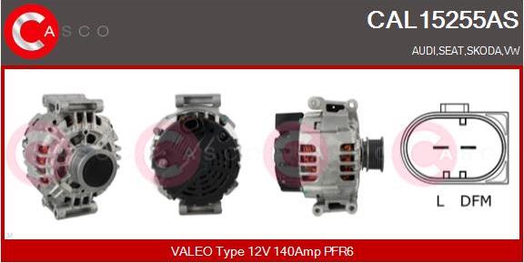 Casco CAL15255AS - Alternatore www.autoricambi360.it