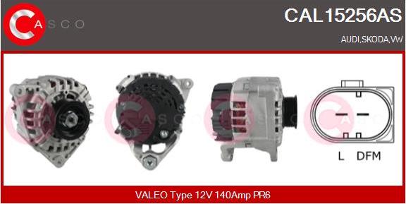 Casco CAL15256AS - Alternatore www.autoricambi360.it