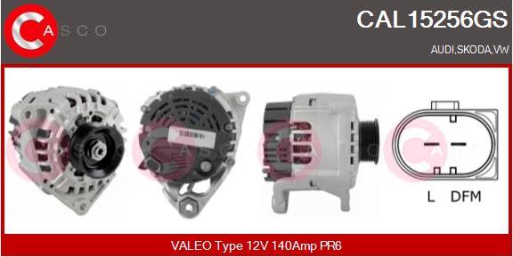 Casco CAL15256GS - Alternatore www.autoricambi360.it