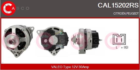 Casco CAL15202RS - Alternatore www.autoricambi360.it