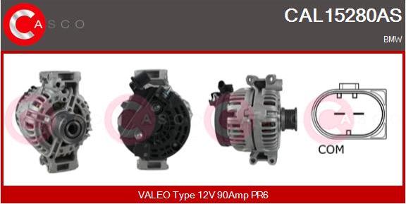 Casco CAL15280AS - Alternatore www.autoricambi360.it