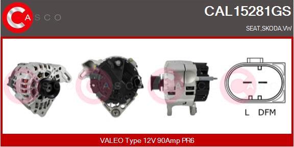 Casco CAL15281GS - Alternatore www.autoricambi360.it