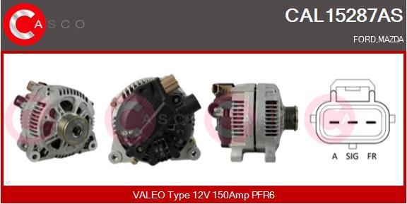Casco CAL15287AS - Alternatore www.autoricambi360.it