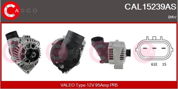 Casco CAL15239AS - Alternatore www.autoricambi360.it