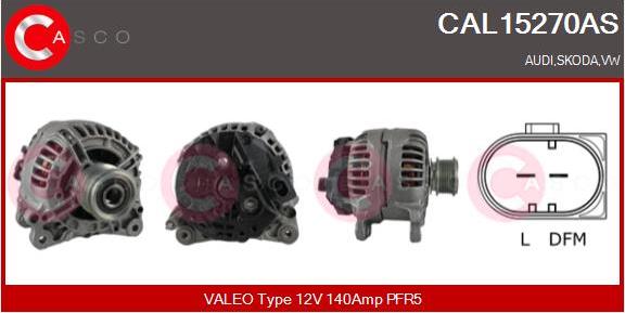 Casco CAL15270AS - Alternatore www.autoricambi360.it