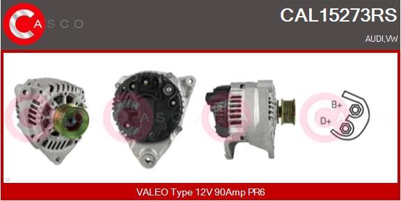 Casco CAL15273RS - Alternatore www.autoricambi360.it