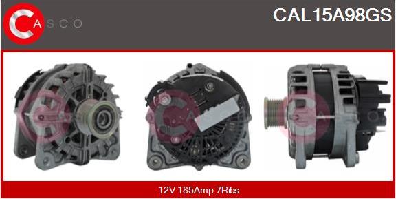 Casco CAL15A98GS - Alternatore www.autoricambi360.it