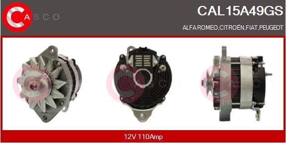 Casco CAL15A49GS - Alternatore www.autoricambi360.it