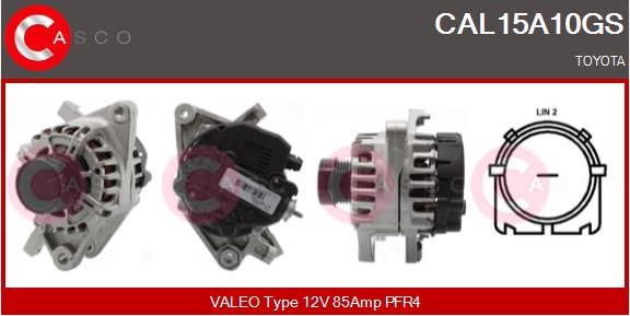 Casco CAL15A10GS - Alternatore www.autoricambi360.it