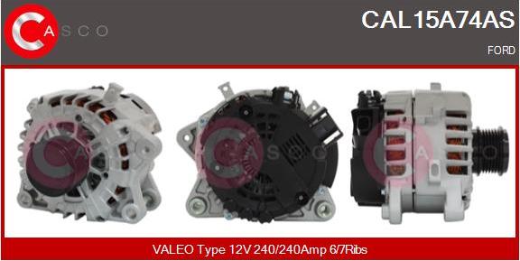 Casco CAL15A74AS - Alternatore www.autoricambi360.it