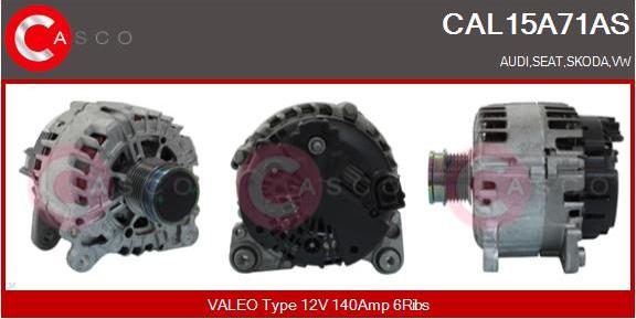 Casco CAL15A71AS - Alternatore www.autoricambi360.it