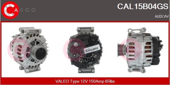Casco CAL15B04GS - Alternatore www.autoricambi360.it