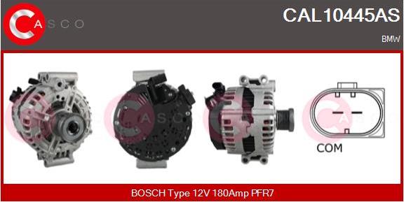 Casco CAL10445AS - Alternatore www.autoricambi360.it