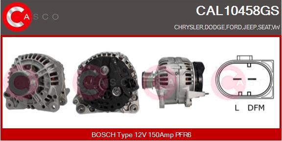 Casco CAL10458GS - Alternatore www.autoricambi360.it