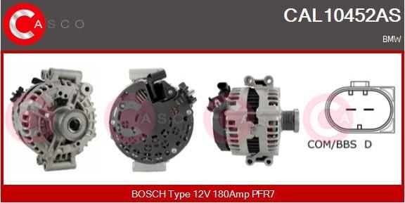 Casco CAL10452AS - Alternatore www.autoricambi360.it
