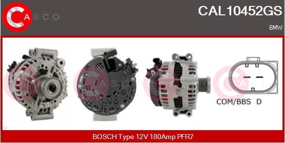 Casco CAL10452GS - Alternatore www.autoricambi360.it