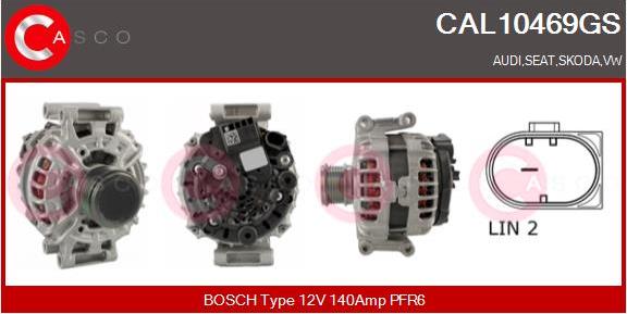 Casco CAL10469GS - Alternatore www.autoricambi360.it