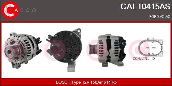Casco CAL10415AS - Alternatore www.autoricambi360.it