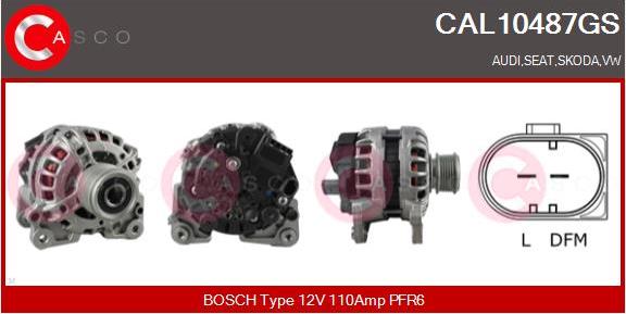 Casco CAL10487GS - Alternatore www.autoricambi360.it