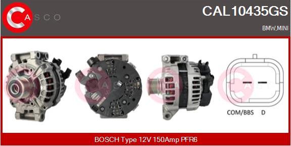 Casco CAL10435GS - Alternatore www.autoricambi360.it